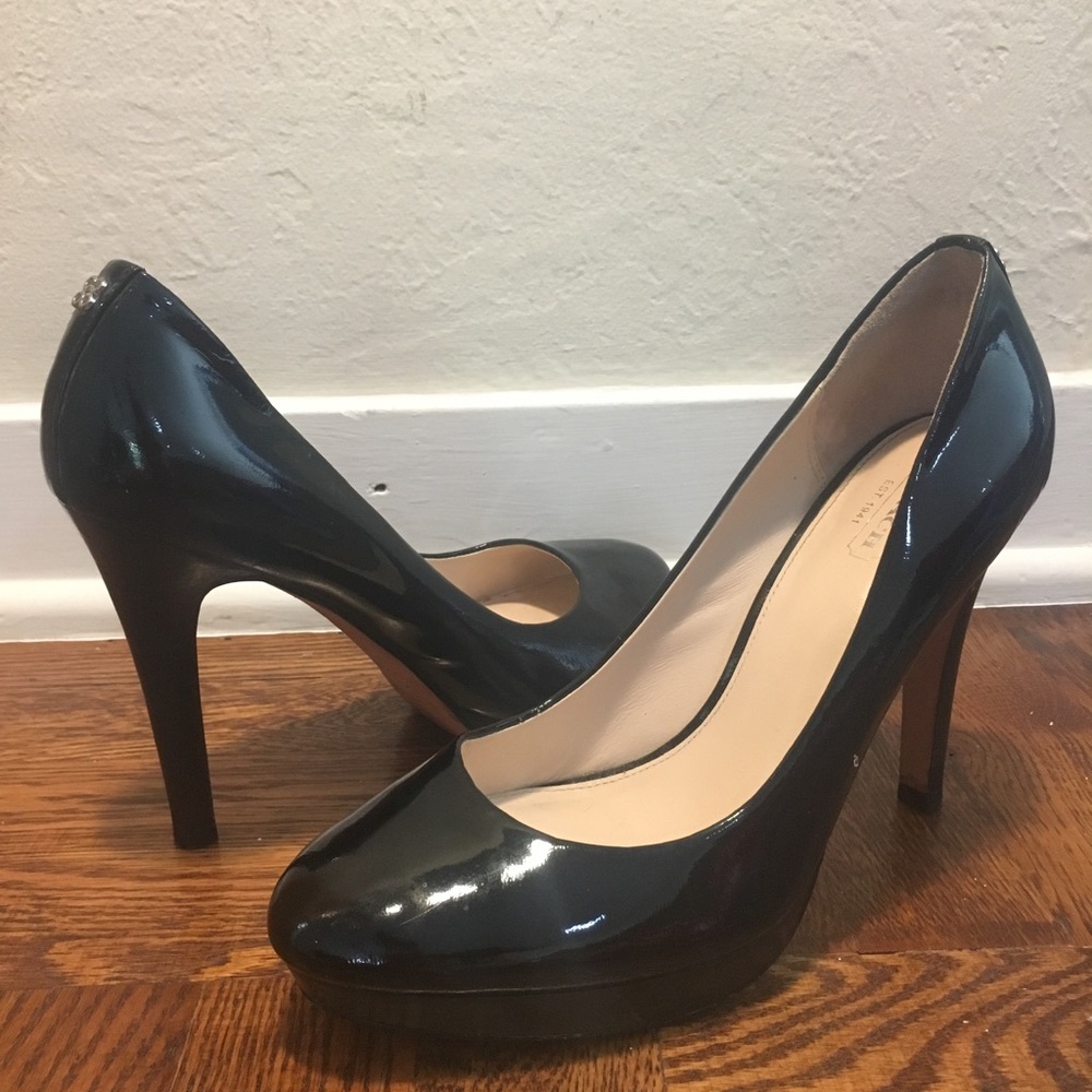 Black Coach Heels